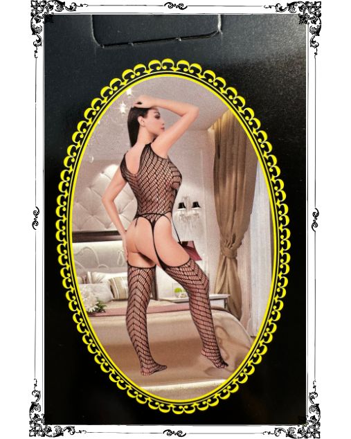 Vertical Pattern Full Body Stockings (WF71-W40170)