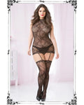 Valentine Seven Till Midnight Backless Beautiful Full Body Stocking
