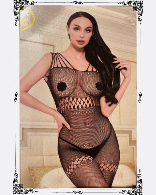 Back V Bak Hole Hot & Sassy Body Stocking for Young Woman