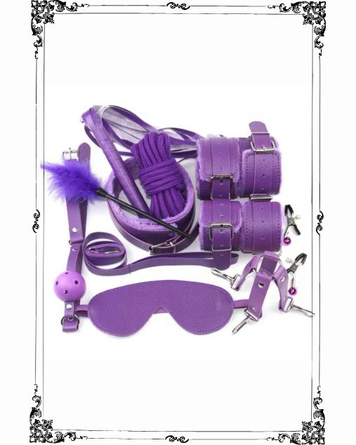 Unisex 10 PCs Elegant Grey Playful Kit (BDSM by Fifty Shades)