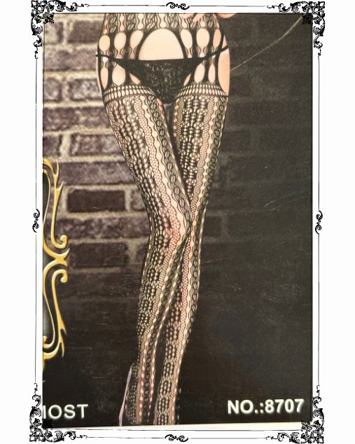 Rebel Net Cut-Out Full Body Stocking (8707)